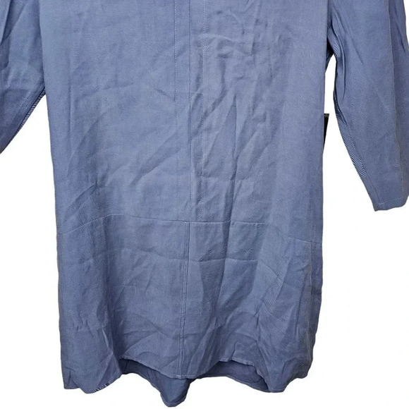 Lulu's For The Twill of It Denim Blue Three-Quarter Sleeve Shift Dress Size M - Picture 7 of 11